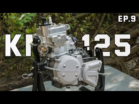 Engine build 2001 kawasaki kmx125 rebuild episode 9