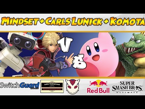 Grand Finals | Mindset [ROB] + Carls493 [Shulk] vs Komoto [Kirby] + Lunick [King K Rool] | Cleric