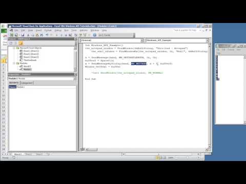 VBA Excel Windows API - V1.07 - How to Capture Window Text of Another Application