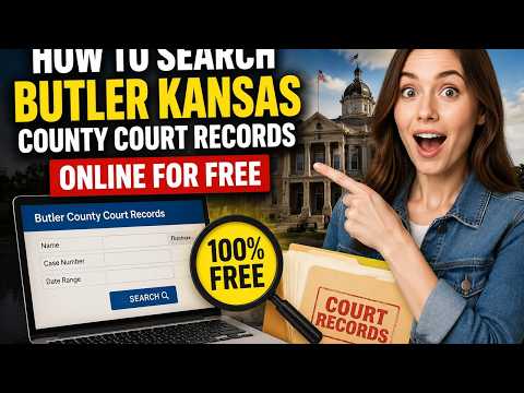 How to search Butler Kansas County court records online for free