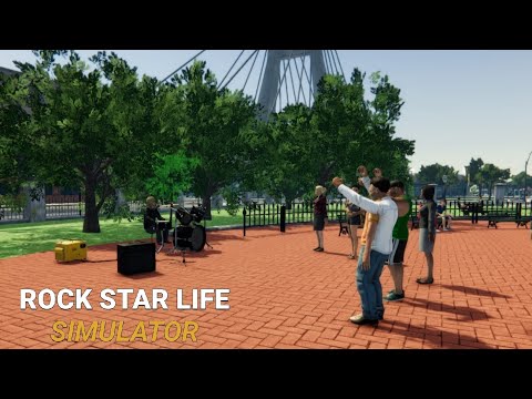 Life As A Struggling Musician Begins ~ Rock Star Life Simulator - YouTube
