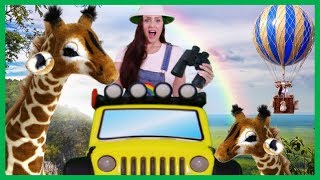 Wild Animals with Mrs Rainbow | Learn Animals &amp; Numbers for Children