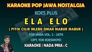Download lagu Ela Elo (Pitik cilik mlebu omah mabur mabur) Koes Plus karaoke Pop Jawa nada pria G mp3
