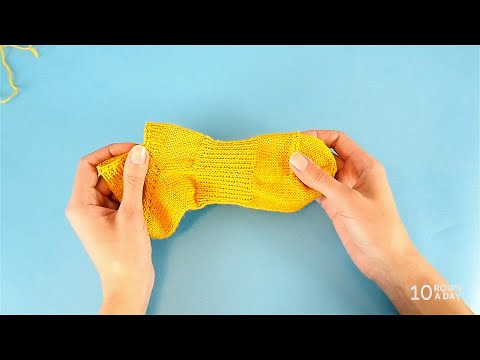 SNEAKER SOCKS KNIT-ALONG - Part 3 - How to Bind off Stitches of a Toe-Up Sock