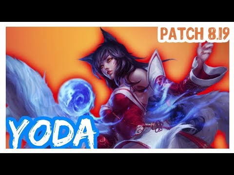 [BR] League of Legends | AHRI vs ZILEAN | by YoDa | AHRI Mid | MASTER Gameplay | LOL Patch 8.19