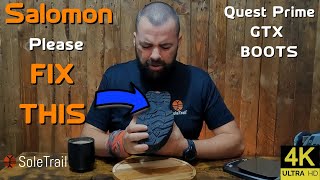 Salomon PLEASE FIX THIS // Quest Prime GTX Boots Review // ONE BIG ISSUE