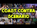 REACTORS GOING CRAZY | COAST CONTRA - SCENARIO FREESTYLE | UNCUT REACTION MASHUP/COMP