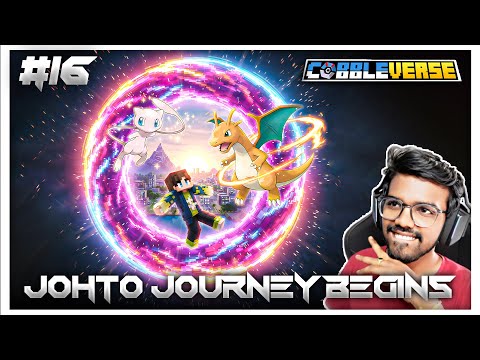 Finally Caught MEW! 💫 | Johto Journey Begins in Cobbleverse Minecraft