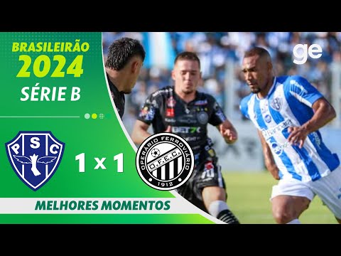 Gols e lances de Paysandu x Operário