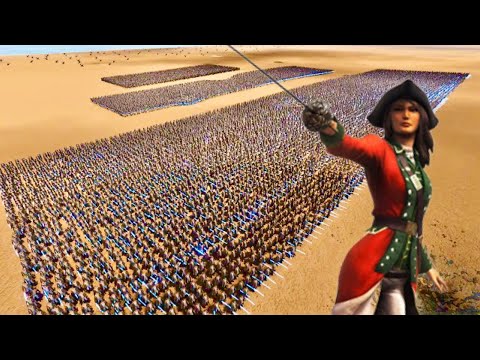 30000 Roman Generals & Archers Vs 400000 Heavy Knights, Persians, Egyptian & Spearman UEBS 2