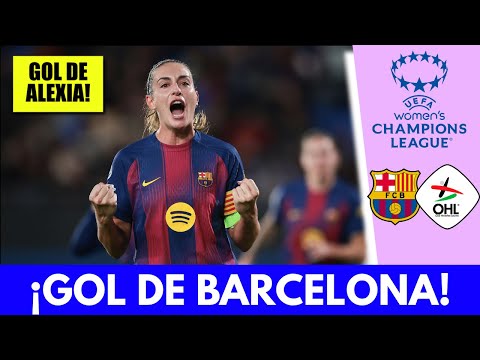 GOL DE ALEXIA PUTELLAS. Barcelona le gana 1-0 al Leuven | Champions League Femenina