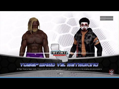 IWF/INTL Presents:  Return to Paradise City Tour - Yosef Ward vs. RETROK!NG