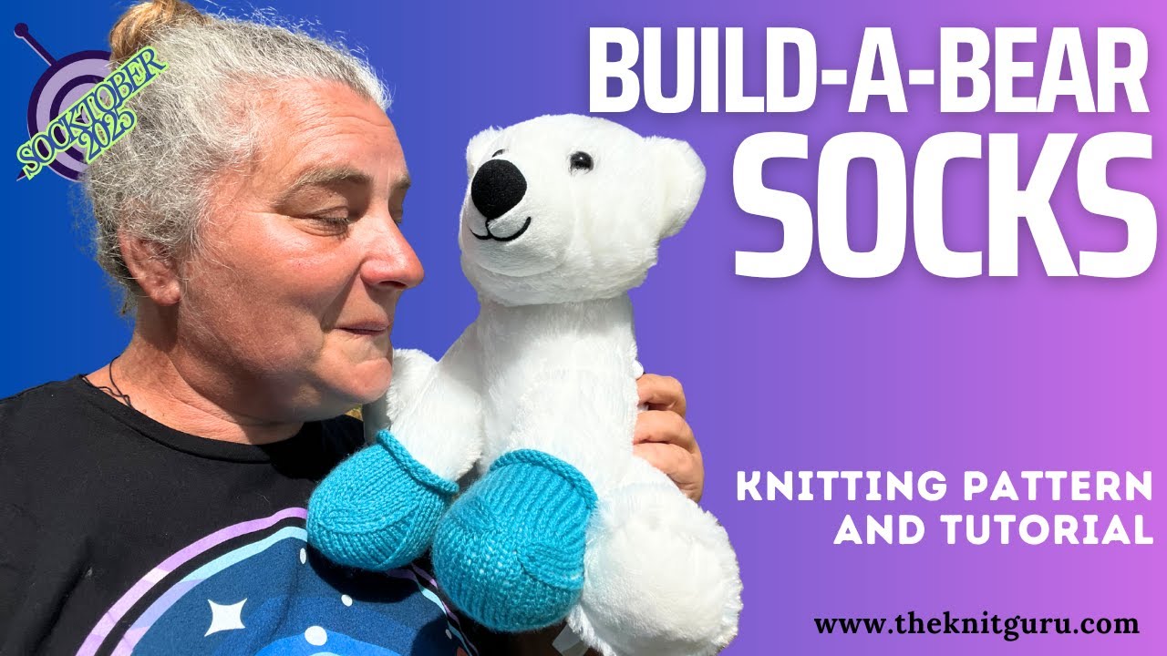 How to knit Build-A-Bear socks - pattern and tutorial