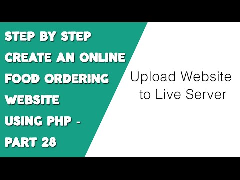 Step by step create an Online Food Ordering website using PHP Last Part