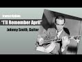 I'll Remember April (Johnny Smith Guitar Solo)