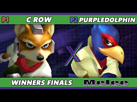 S@X 517 Winners Finals - C. Row (Fox) Vs. PurpleDolphin (Falco) Smash Melee - SSBM