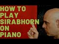 Pat Metheny: How To Play Sirabhorn On Piano (guitar original voicings)