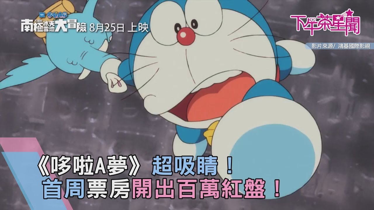 《哆啦A夢》首周票房破百萬　魏如昀興奮慶功