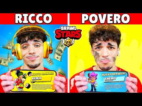 RICCO vs POVERO su BRAWL STARS! 🤑🆚☹️ CHI è IL PIÙ FORTE?