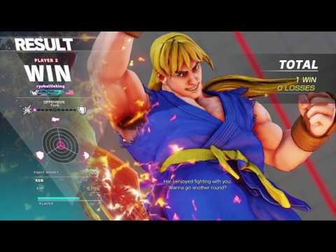 STREET FIGHTER V Ken VS Ryu Online Ranked Match