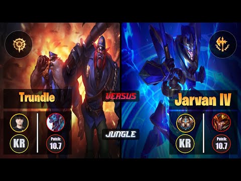 Tempt TRUNDLE (Jungle) [Press the Attack] VS JARVAN IV - Challenger KR Patch 10.7