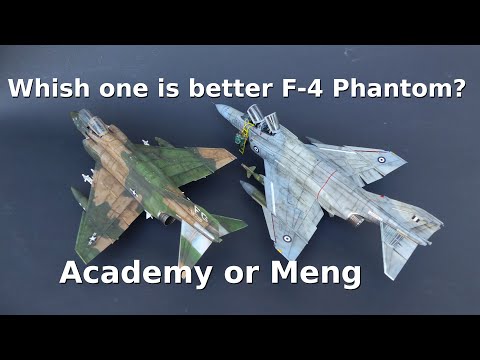 Which one is better 1/48 Phantom II Academy or Meng? Observations after building both F-4 kits