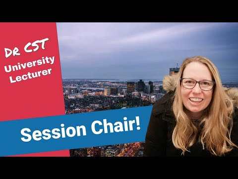 How to SESSION CHAIR at a VIRTUAL CONFERENCE!