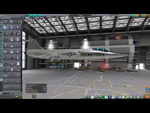 Realism Overhaul in KSP 1.11 - F-104 and Super Guppy