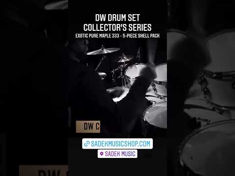 DW Drum Set Collector's Series Exotic Pure Maple 333 - 5-piece Shell Pack