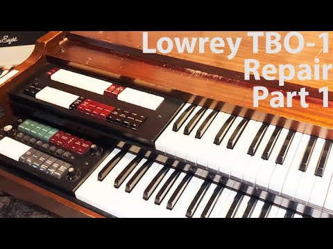 Lowrey TBO 1 Repair Part 1 Follow me on a journey back over 40 years to diagnose a legendary Lowrey.