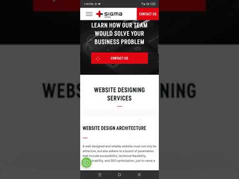 How to develop website using sigma software