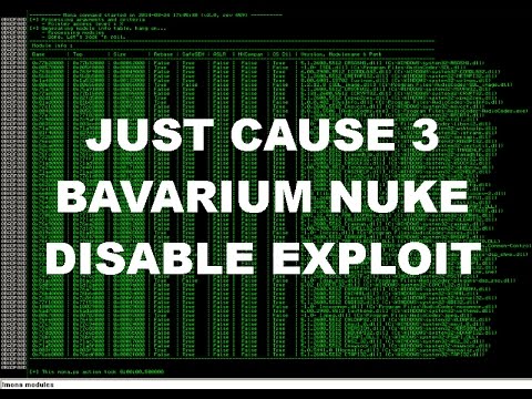 Just Cause 3 Bavarium Nuke Disable Exploit