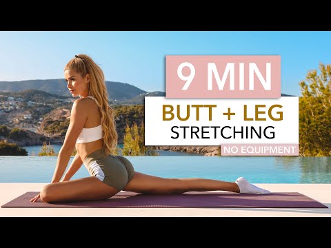 9 MIN BUTT + LEG STRETCH - for everyone training booty & legs regularly I Pamela Reif