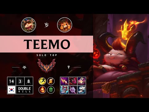 Teemo Top vs Gnar - KR Grandmaster Patch 14.14