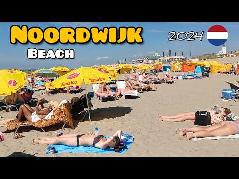 Noordwijk Beach:One of the best beach in the Nederlands.Highlights boulevard.beach walk.summer 2024