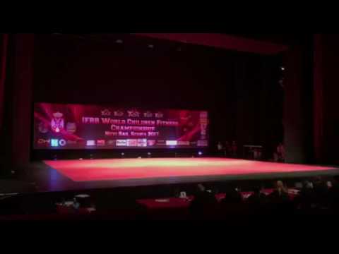 Children Fitness World championships 2017 - Anastassia Ussova