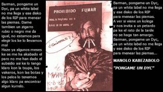 Manolo Kabezabolo - Pongame un Dyc