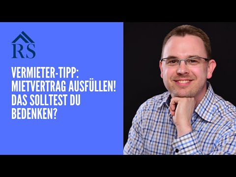 Vermieterfreundlicher Mietvertrag was muss hinein?