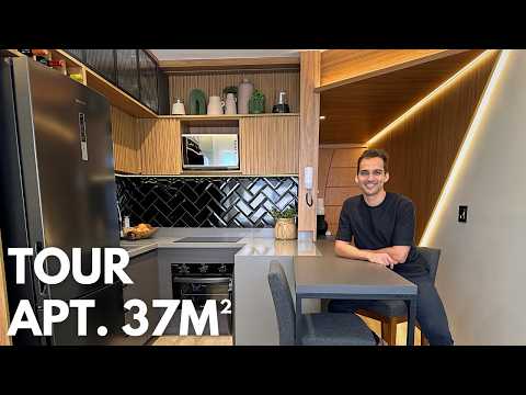 TOUR OF SMALL APARTMENT FULLY DECORATED