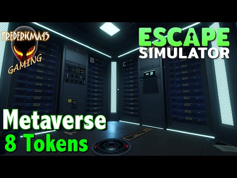 Escape Simulator : METAVERSE Omega Corporation / 8 Tokens Location (Free Update - NEW ROOM)