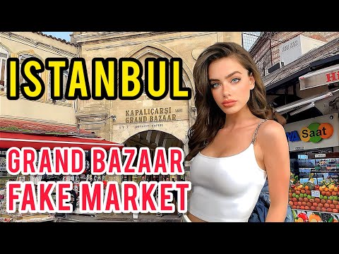 Grand bazaar, Fake market , Fatih district,Istanbul 2023 | 4K HDR