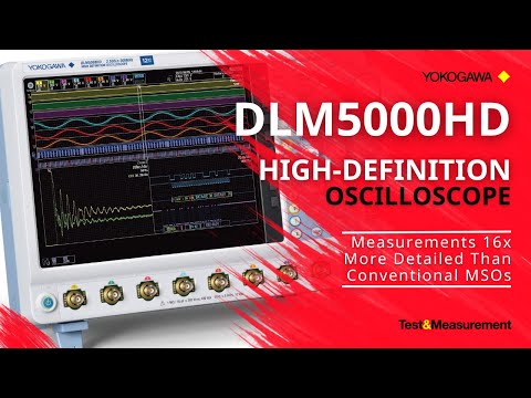 DLM5000HD Series High-Definition Oscilloscope