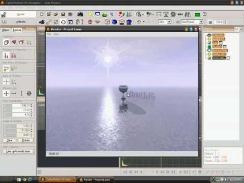 Cyber Motion 3d Designer Modeling Tutorial Part 1 (Basics+Advanced)