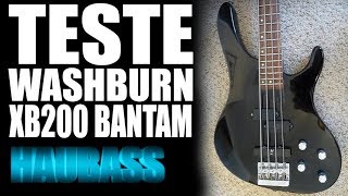 Video thumbnail for Teste Washburn XB200 BK Bantan Indonesia by Hau Bass