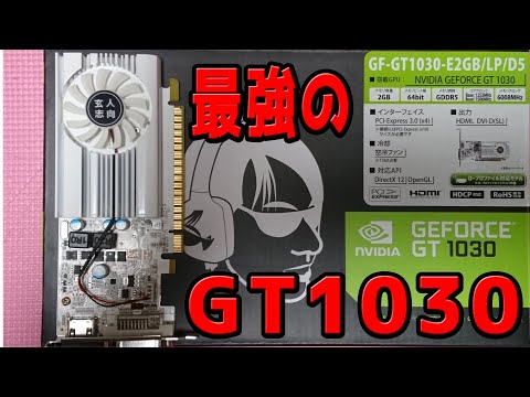 GF-GT1030-E2GB/LP/D5 中古 8,910円 | ネット最安値の価格比較 