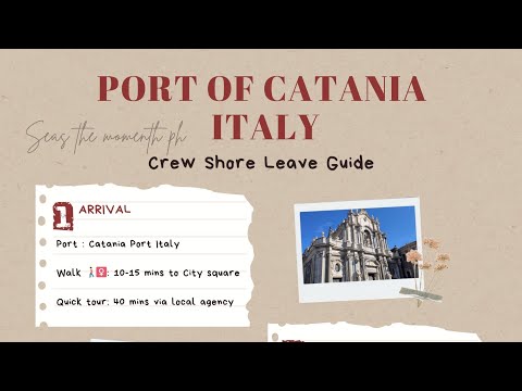 Back to the old days in Catania, Sicily Italy-crew shore leave 