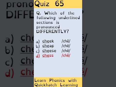 💭 Which E sound is different? Phonics Quiz 00065  #phonics #language #languagelearning #vowels