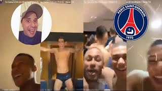 El Dipy y Damas Gratis llegaron al festejo del PSG a la FINAL!!!