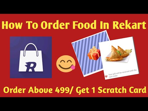 HOW TO ORDER FOODS & OTHERS ITEMS IN REKART#rekart