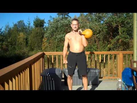 Steve Maxwell: Kettlebell  One-Arm Military Press